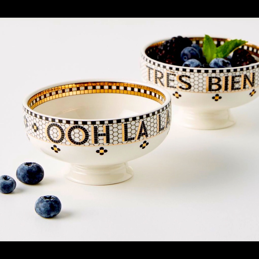 Bistro Tile Retro French Nut Dish